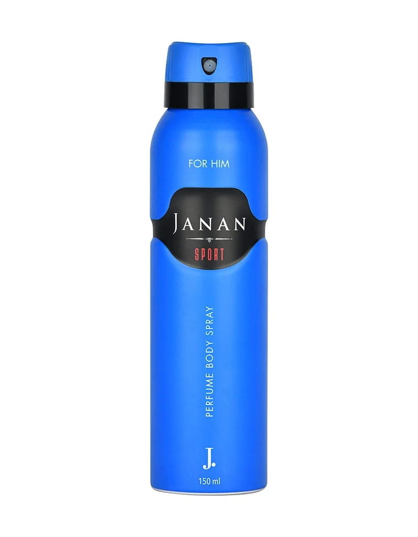 janan_sport_body_spray_1_7a0a6a09-149a-48ee-a1c5-95ed1857020f Janan Sport Pour Homme Perfume Body Spray - 150ml - Image 1