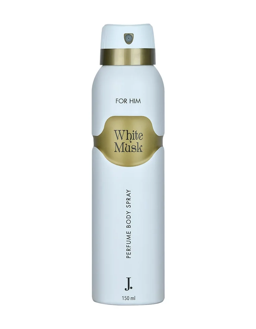 white_musk_body_spray1_1_a3bc6a3b-ac76-4fdb-97bf-886c6394b61e White Musk Pour Homme Perfume Body Spray - 150ml - Image 1